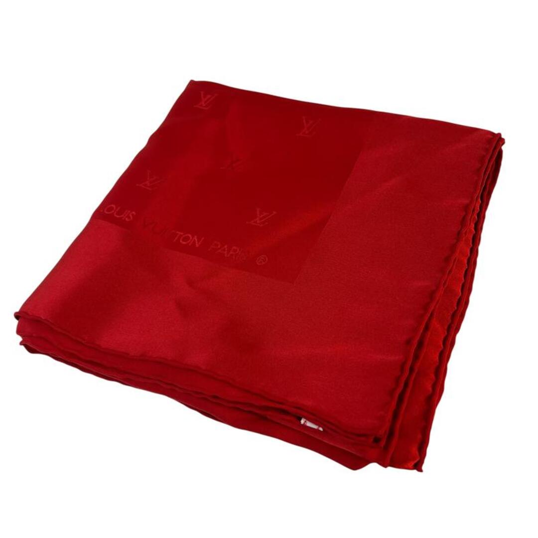 最終処分SALE】LOUIS VUITTON ルイヴィトン スカーフ レッド A-8803