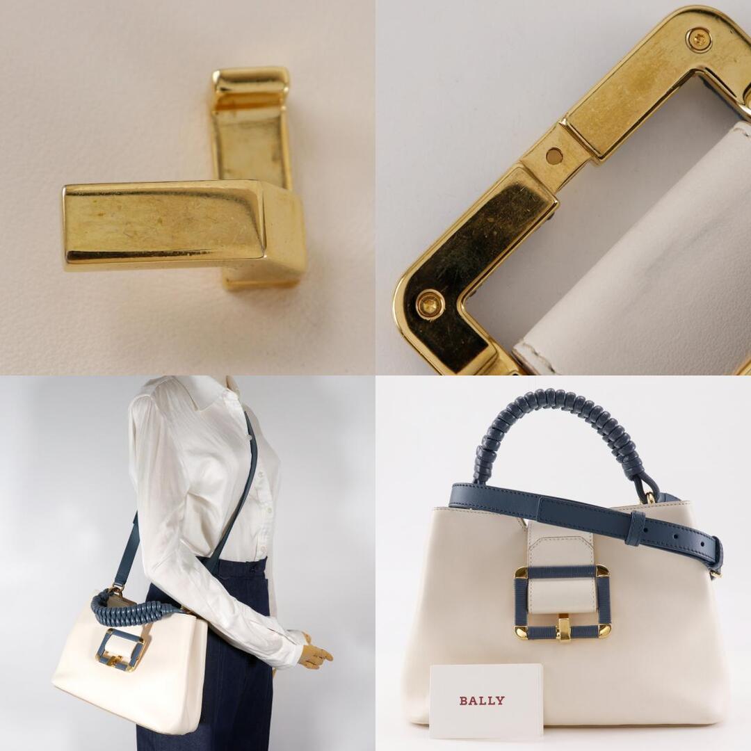 Bally - 【BALLY】バリー ジャネッレ JORAH 2WAYショルダー レザー 白