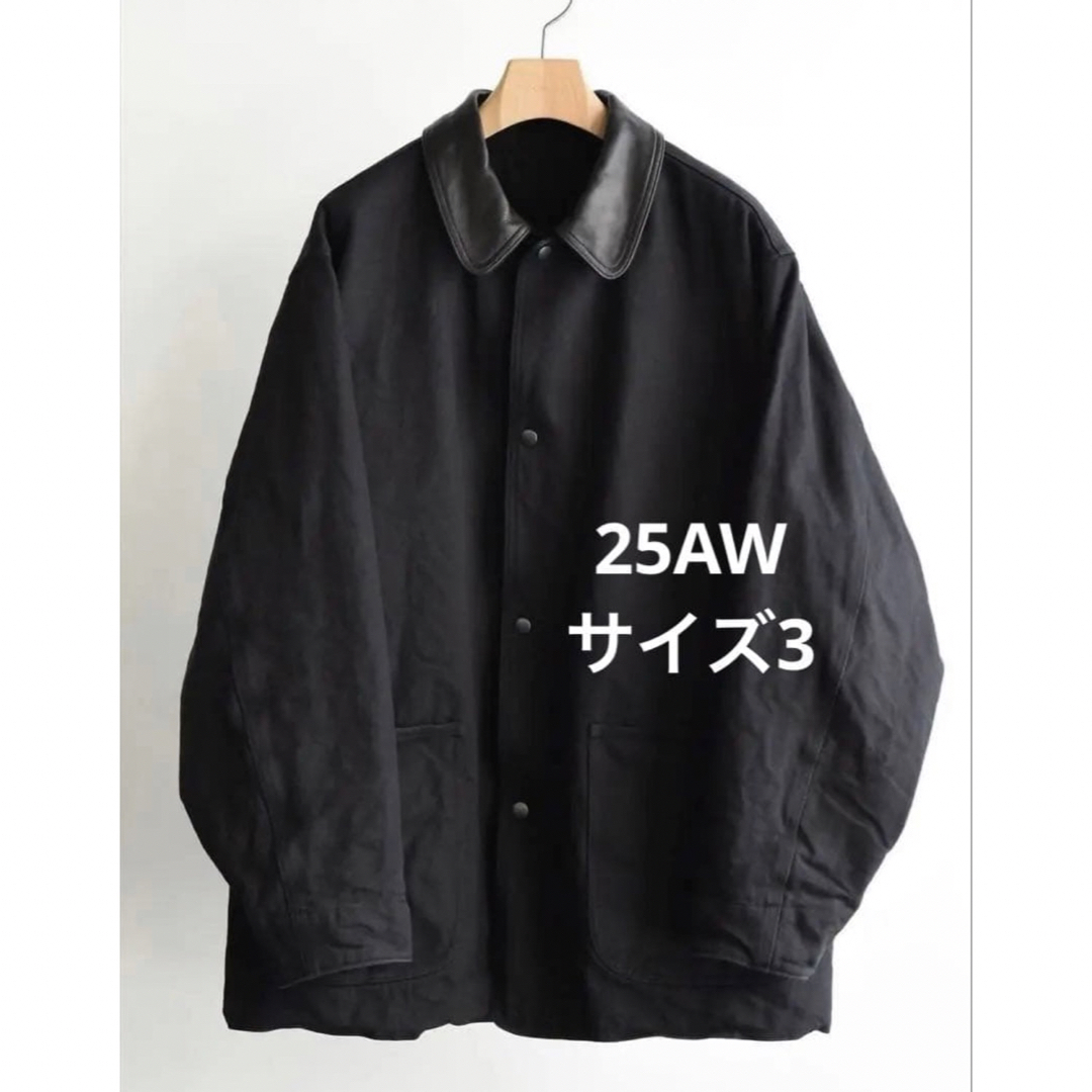 COMOLI - comoli コモリ デニムレザーワークジャケット 25AW 3 新品未