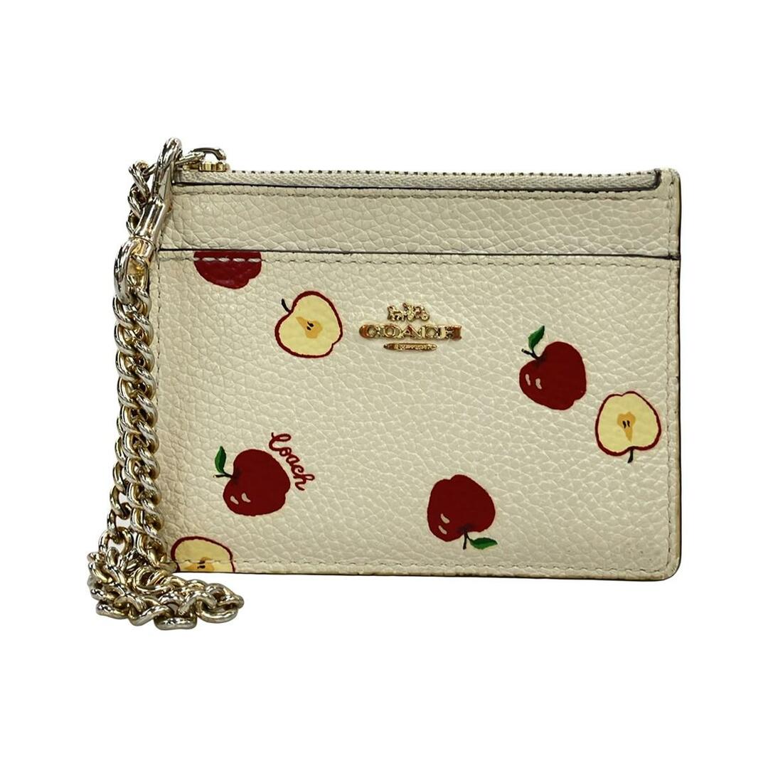 COACH - コーチ コインケース パスケース チェーン付き りんご柄 88257