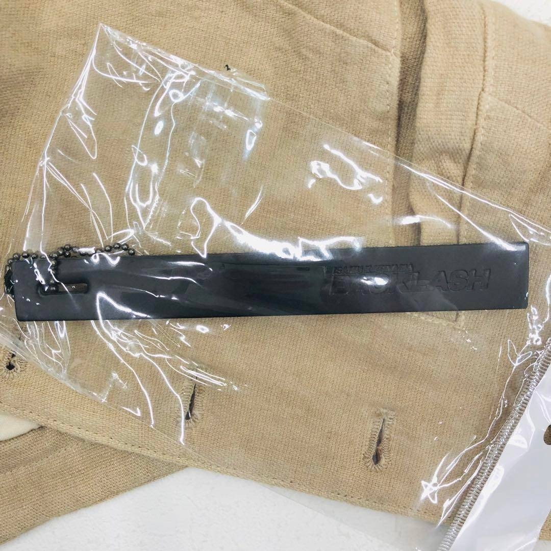 BACKLASH - 1439 BACKLASH バックラッシュ ベスト スカル 髑髏 牛革 麻