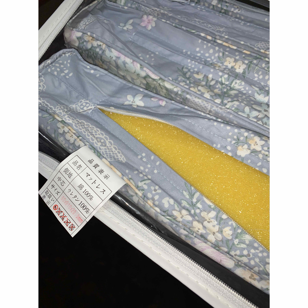 西川 - 西川綿100%生地使用！シングル硬質三つ折りマットレスで体圧を