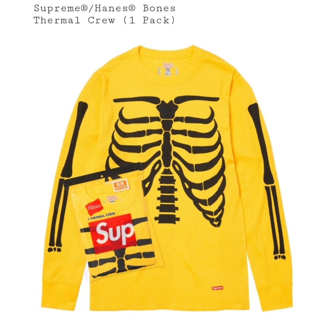 Supreme - Supreme Hanes Bones Thermal Crew の通販 by ことぶき屋