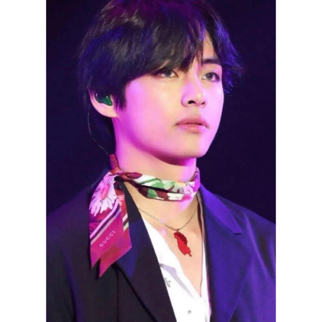 GUCCI - グッチ ネックボウ 花柄 スカーフ BTS テテの通販 by マハロ