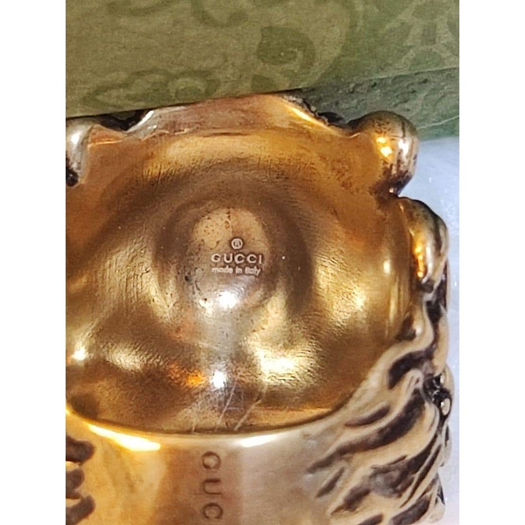 GUCCI - 新品 未使用 GUCCI グッチ ライオンヘッド リング 指輪 23号