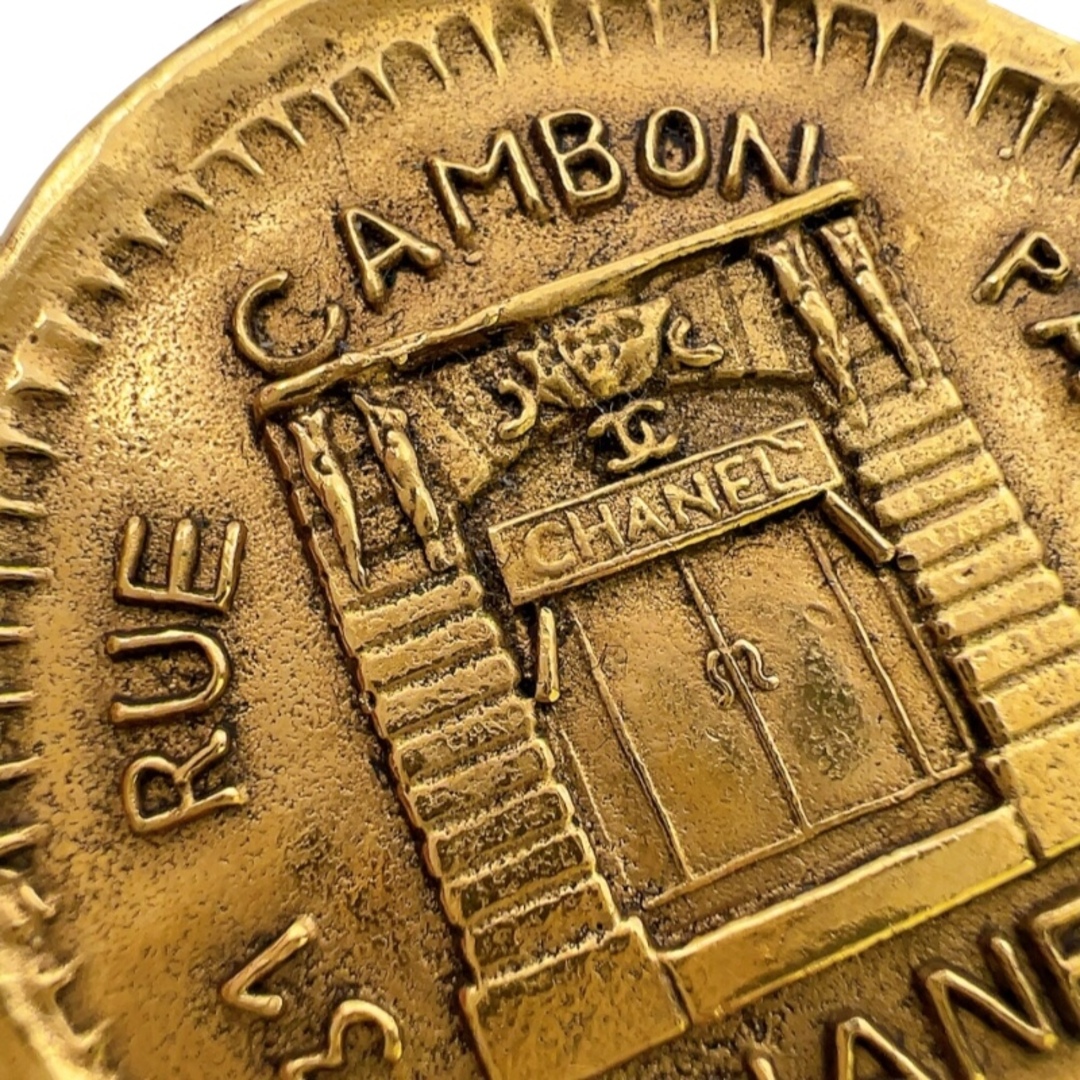 CHANEL - シャネル CHANEL カンボン ブローチ ゴールド メタル