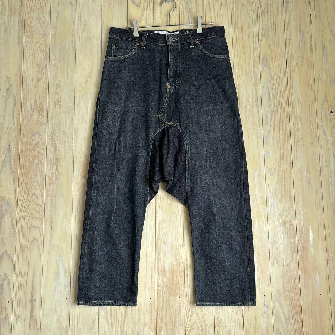 GANRYU - 1341 GANRYU コムデギャルソン ブラックデニム サルエル