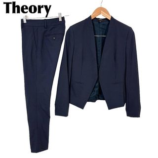 Theory - Theory パンツスーツセットアップ スーツ 上2 下00 ネイビー