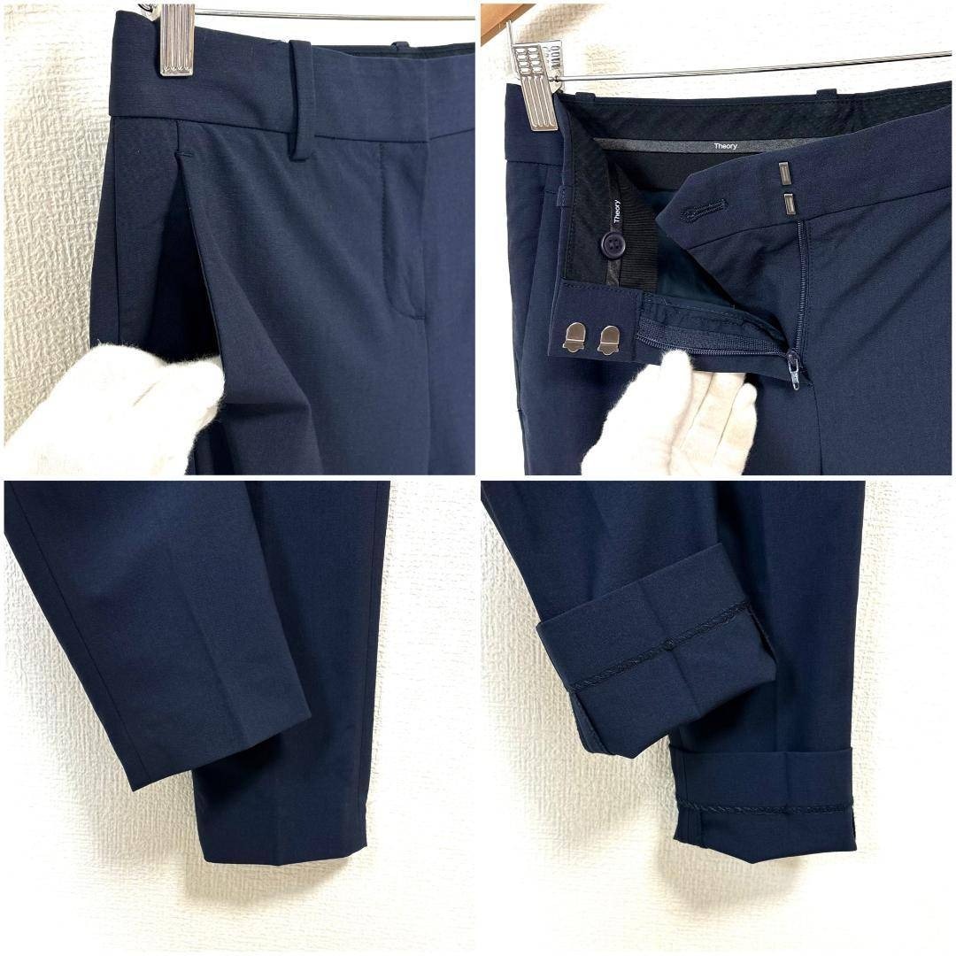 Theory - Theory パンツスーツセットアップ スーツ 上2 下00 ネイビー