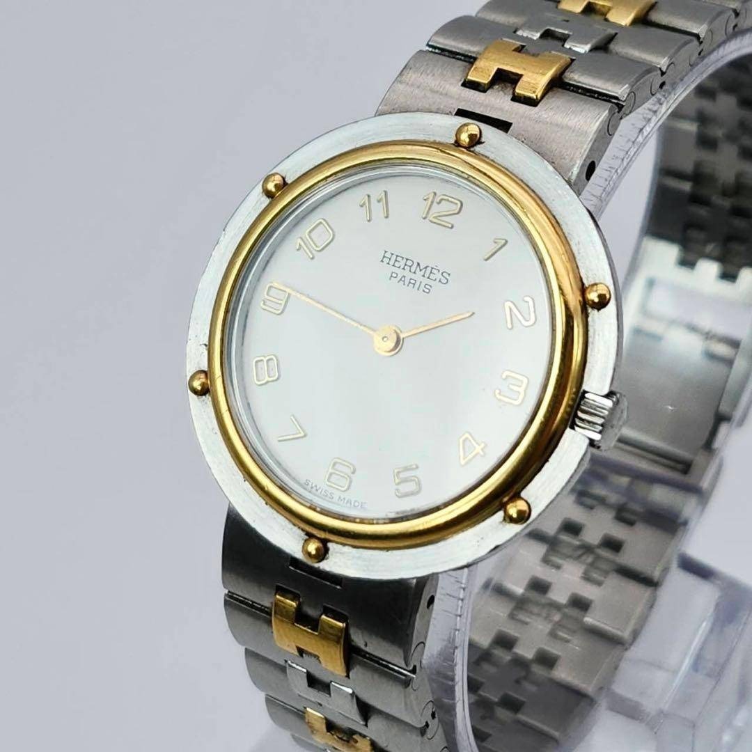 HERMES - エルメス オリンピア コンビ デイト Hベルト アイボリー