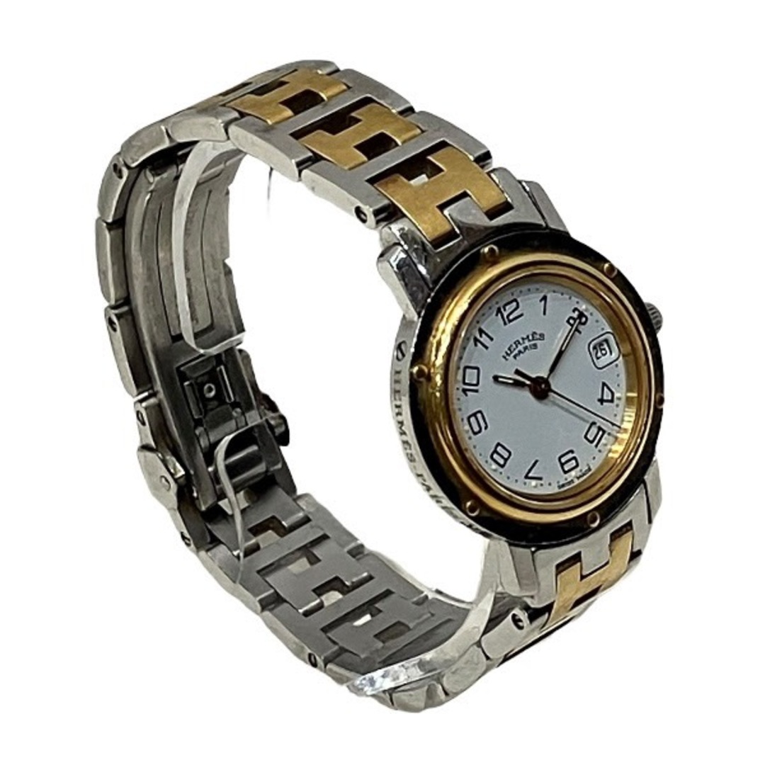 HERMES - エルメス Hermes クリッパー CL4.220 クォーツ 時計 腕時計