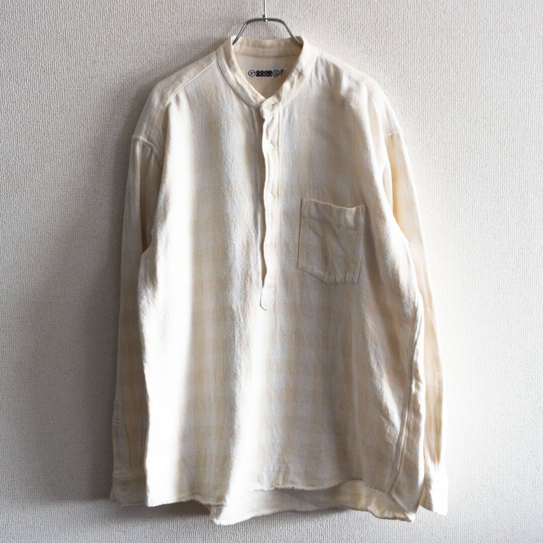 アベイシングエイプ 90年代 ラブジェネ柄色違いチェックネルシャツ L