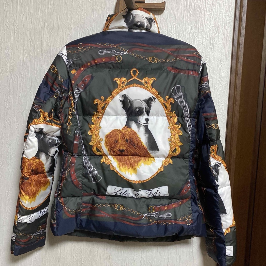MOSCHINO - ラブモスキーノ ワンちゃん柄ダウンジャケット(実家保管品