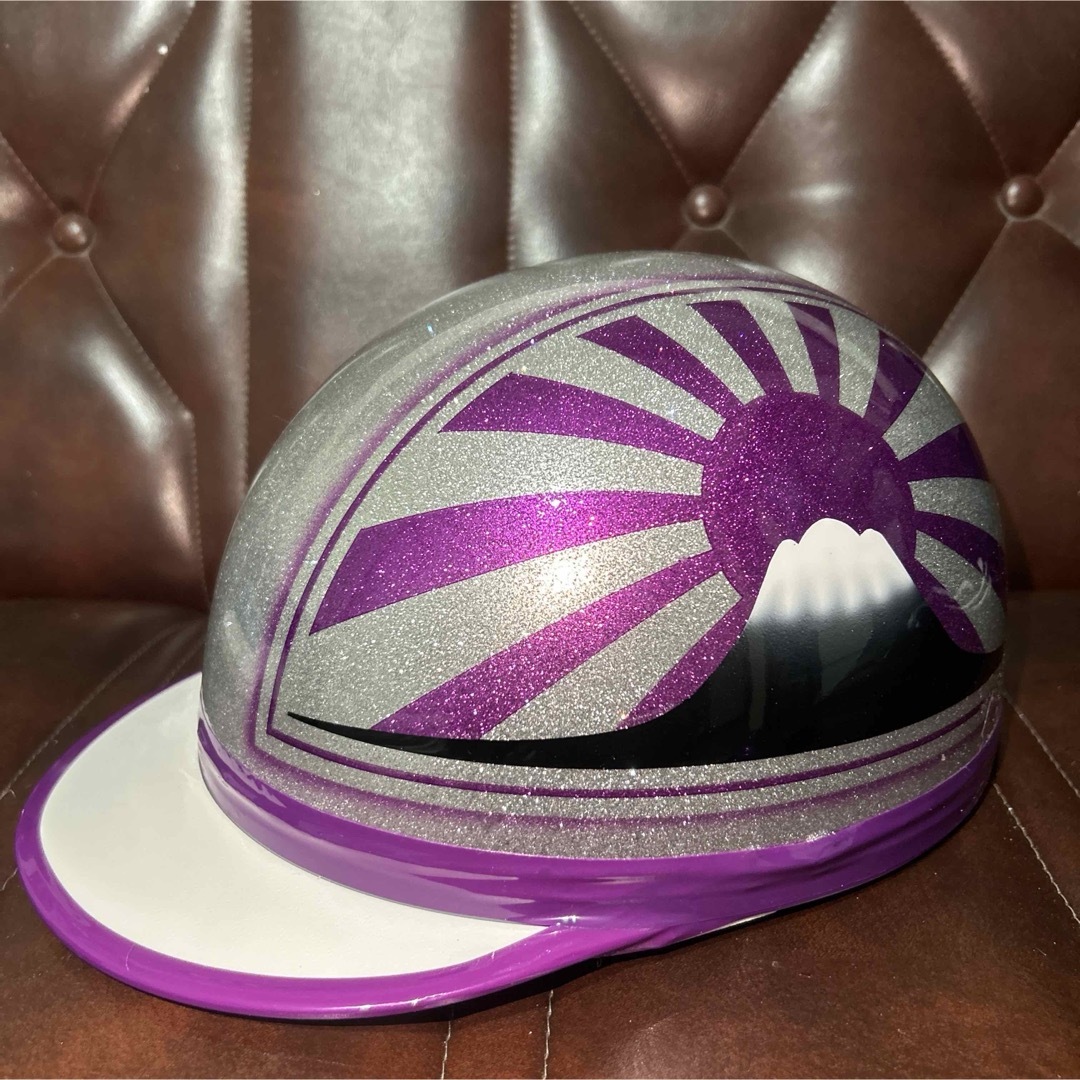 ラメラメ Candy パープル 富士日照 三つボタン カスタムコルク半の通販