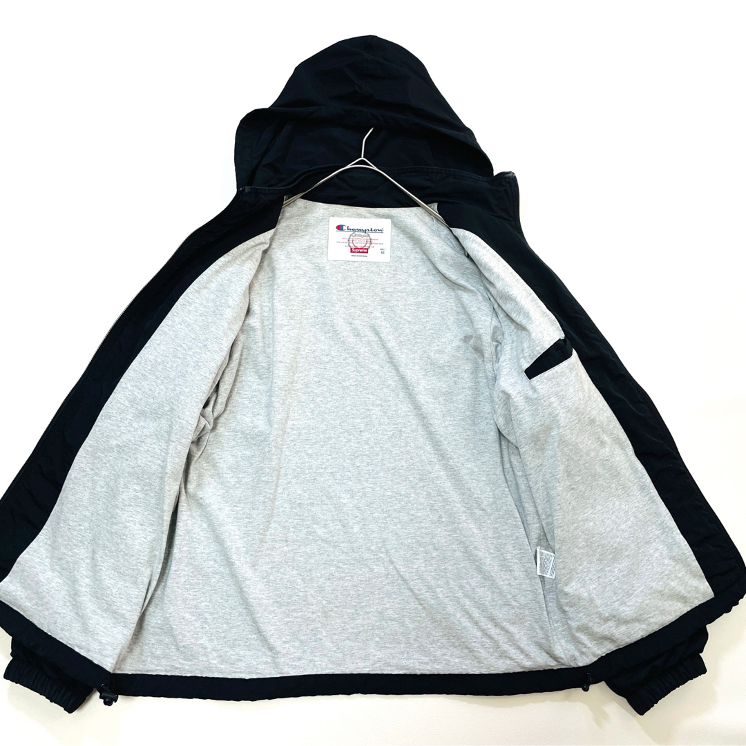 6543 シュプリーム チャンピオン ジップアップナイロンジャケット ロゴ