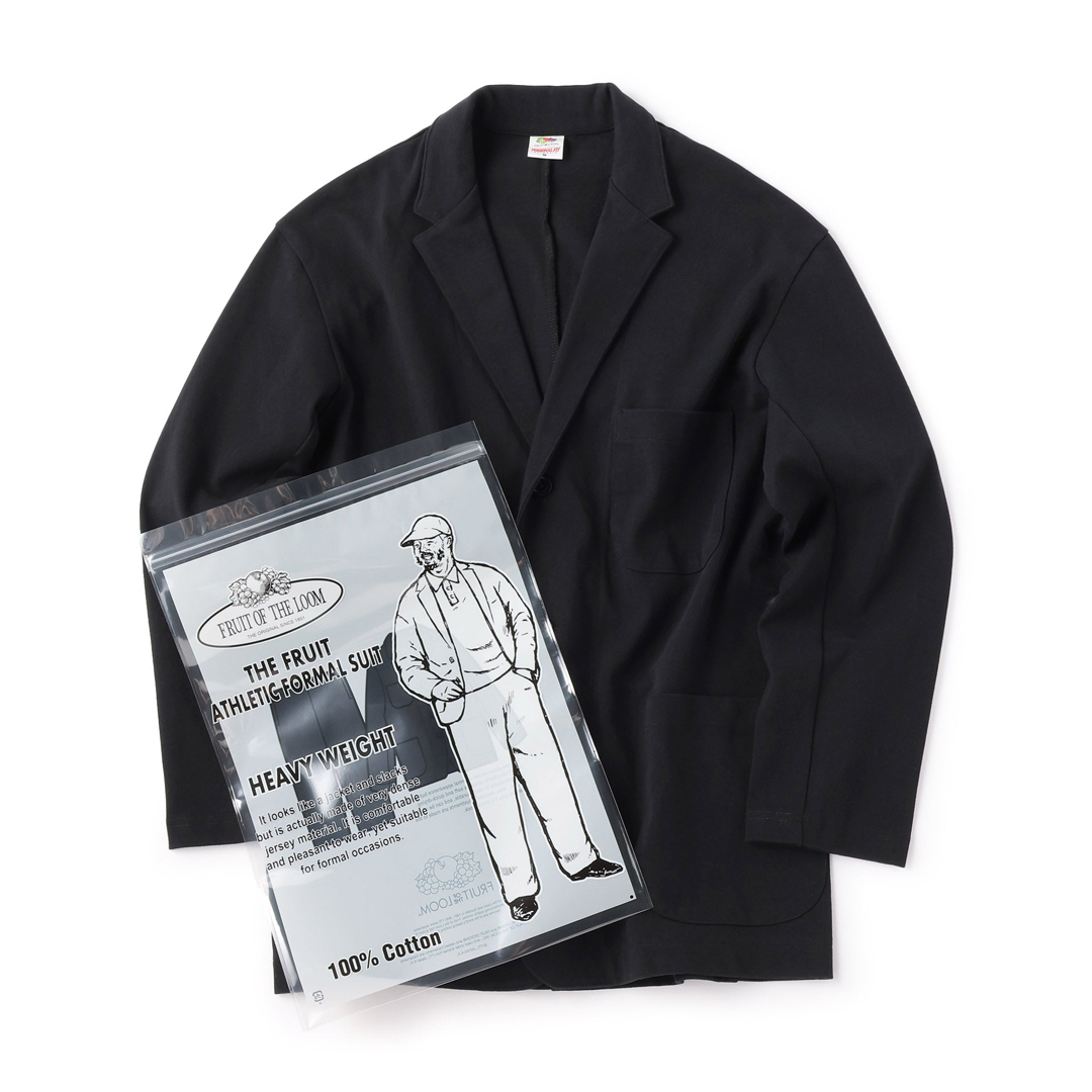 FRUIT OF THE LOOM - 金子恵治 ATHLETIC FORMAL SUIT 黒 Lセットアップ