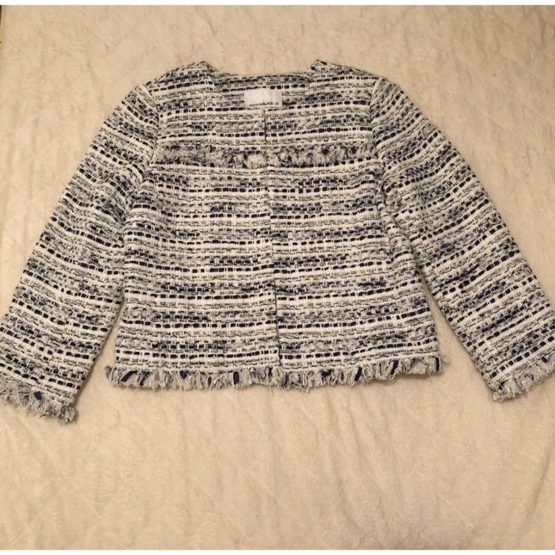 M-premier - エムプルミエブラック ツィードジャケット 38の通販 by