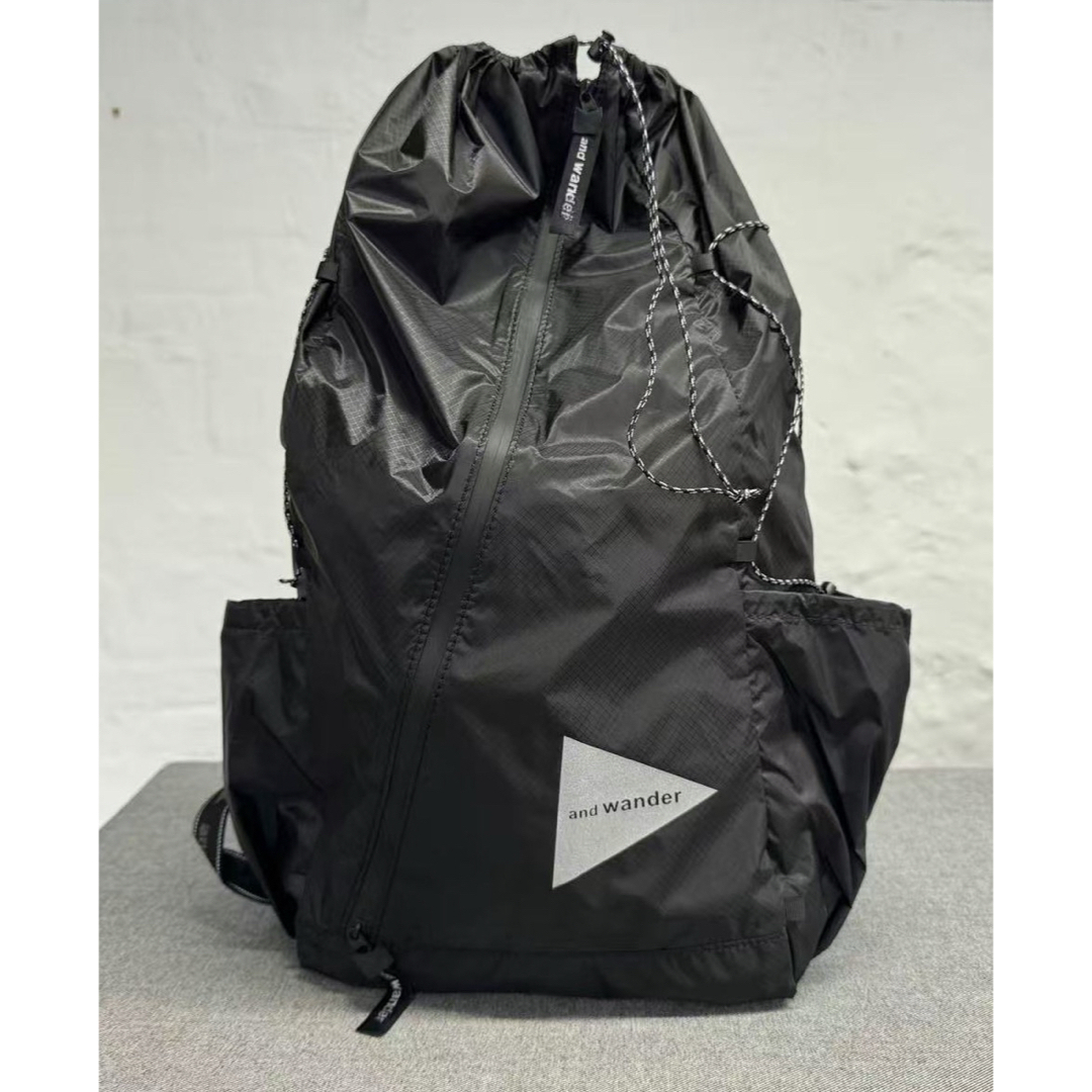 and wander - 新品 未使用 アンドワンダー シル デイパック ブラック