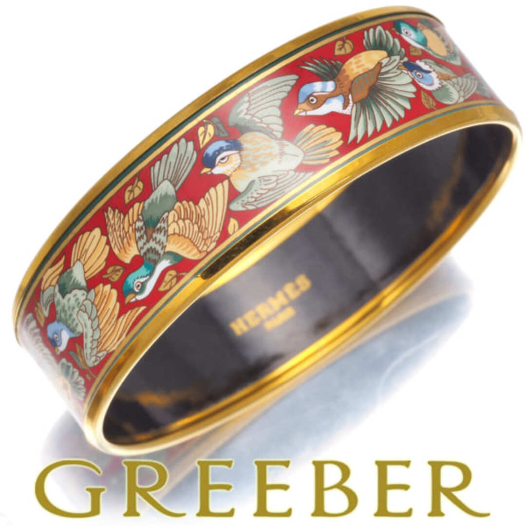 HERMES - エルメス ブレスレット エマイユ 鳥 GM バングル 箱の通販 by