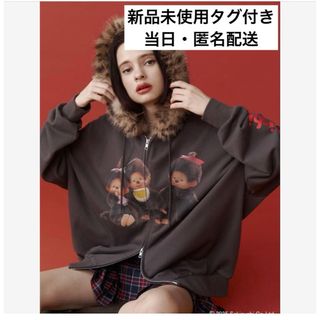 jouetie - monchhichi × jouetie ファードッキングZIPフーディの通販