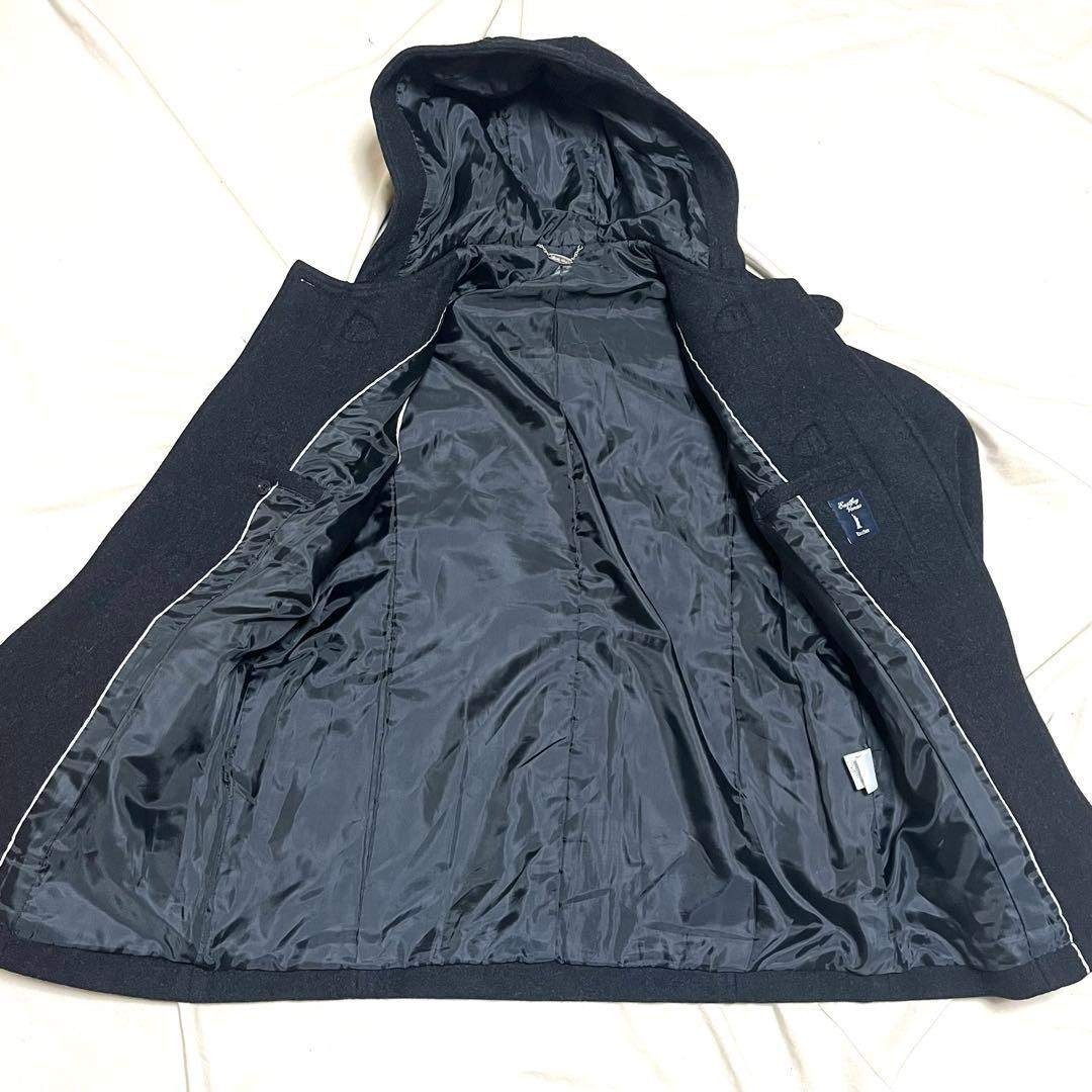 EASTBOY - 【アンゴラ混】イーストボーイ ダッフルコート ブラック Mの