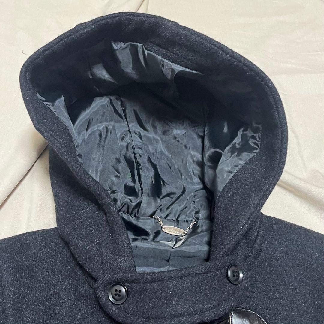 EASTBOY - 【アンゴラ混】イーストボーイ ダッフルコート ブラック Mの