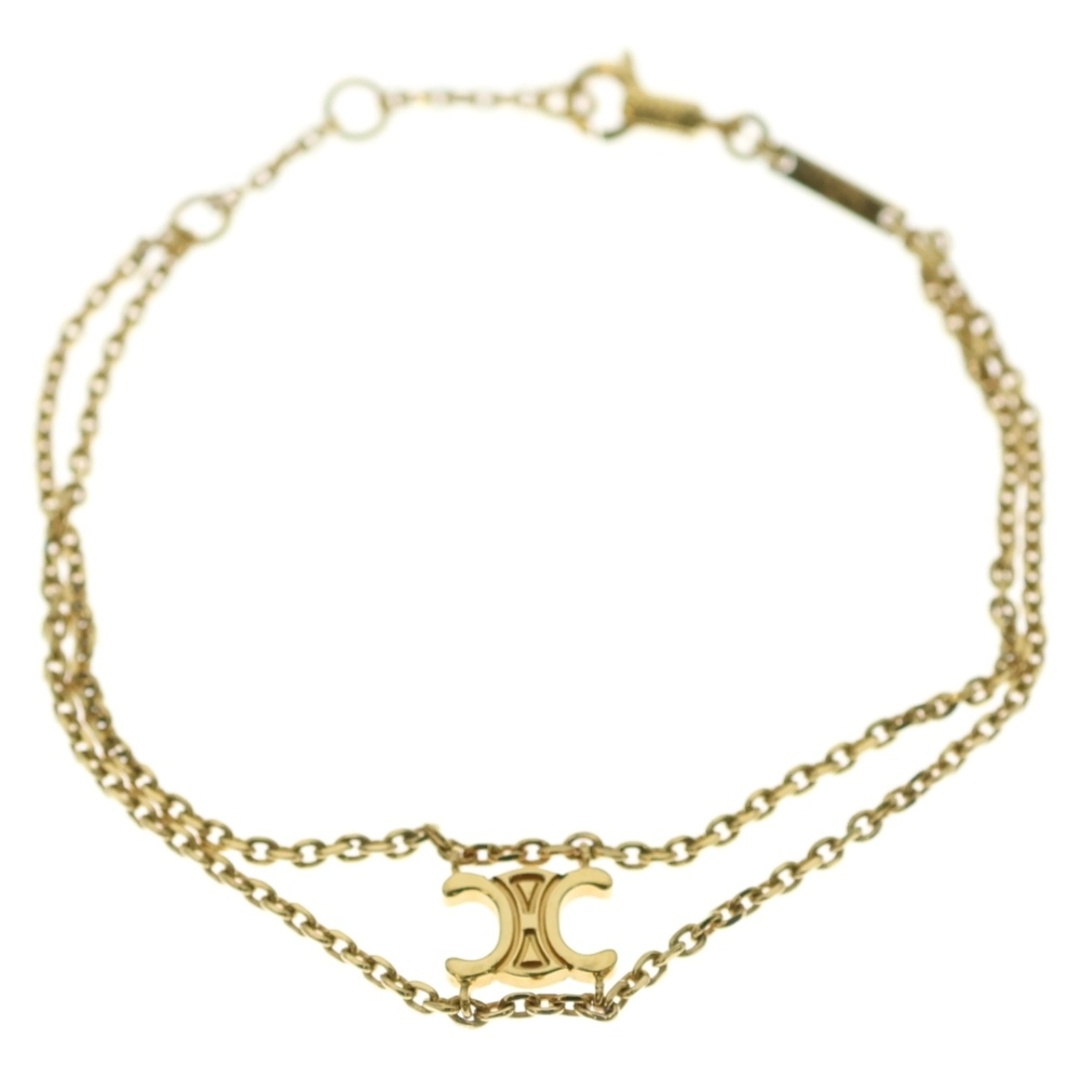 CELINE - CELINE セリーヌ トリオンフ チェーン ブレスレット ゴールド