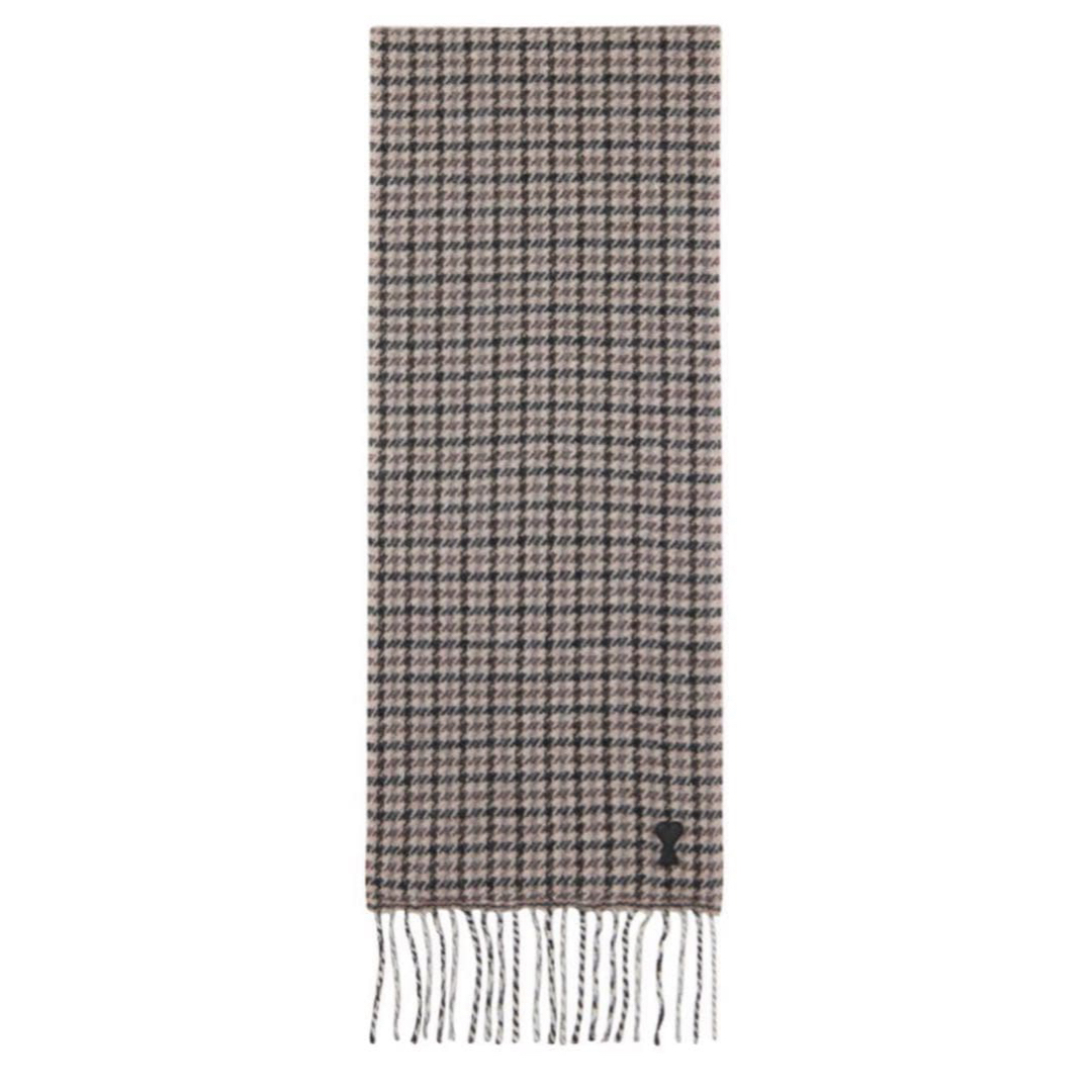 ami - 🧣AMI PARIS（アミパリス）チェック柄マフラーの通販 by よむん