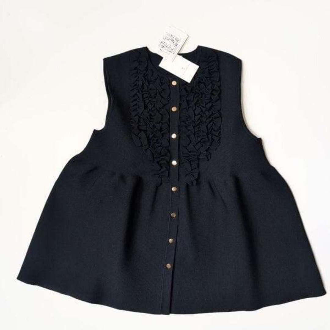 UNITED ARROWS - ユナイテッドアローズ UNITED ARROWS ネイビーフリル