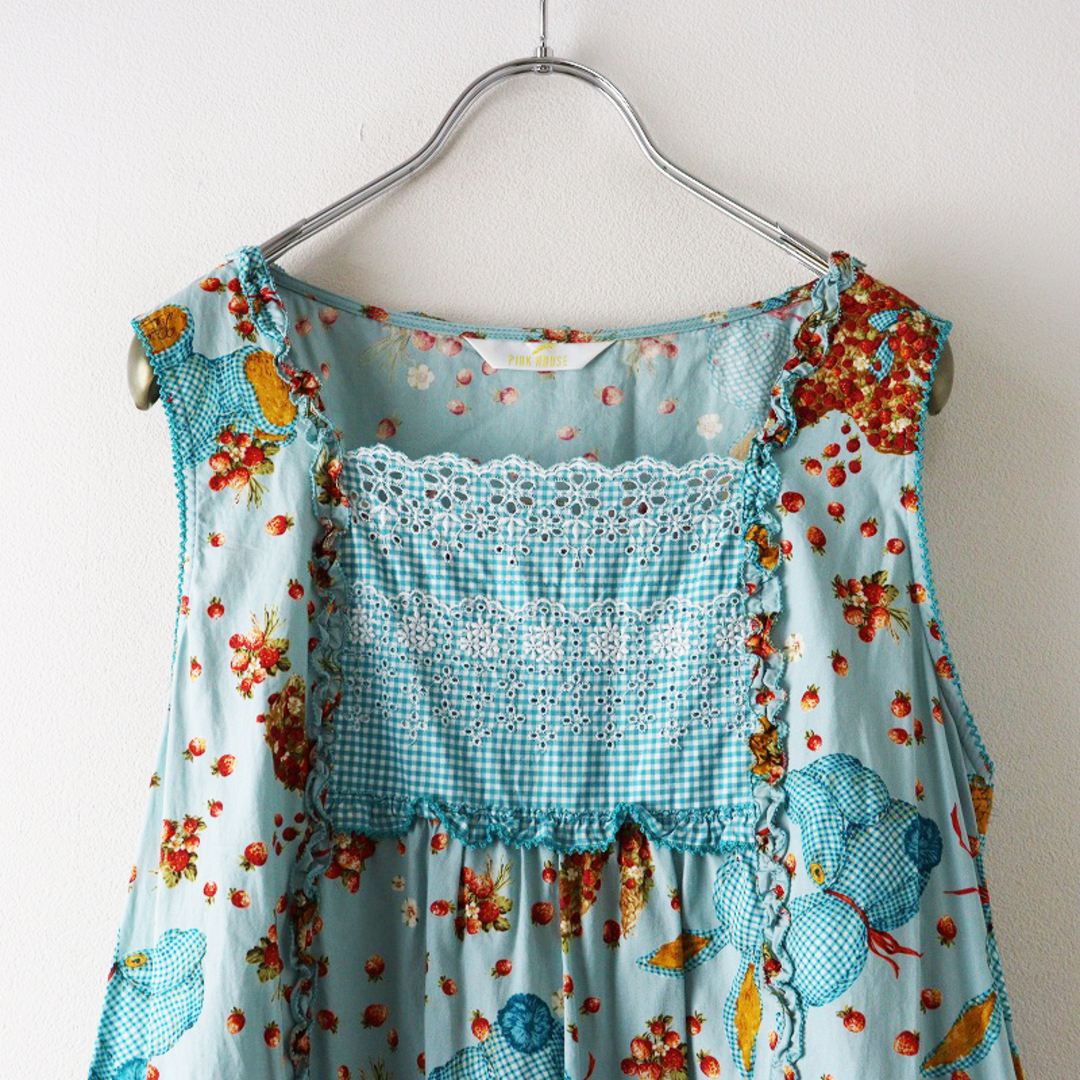 PINK HOUSE - 極美品 2022 ピンクハウス PINK HOUSE ギンガムうさぎ