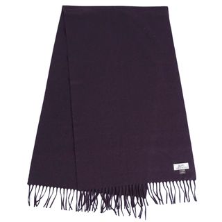 HERMES - 美品 エルメス HERMES マフラー ストール フリンジ カシミヤ