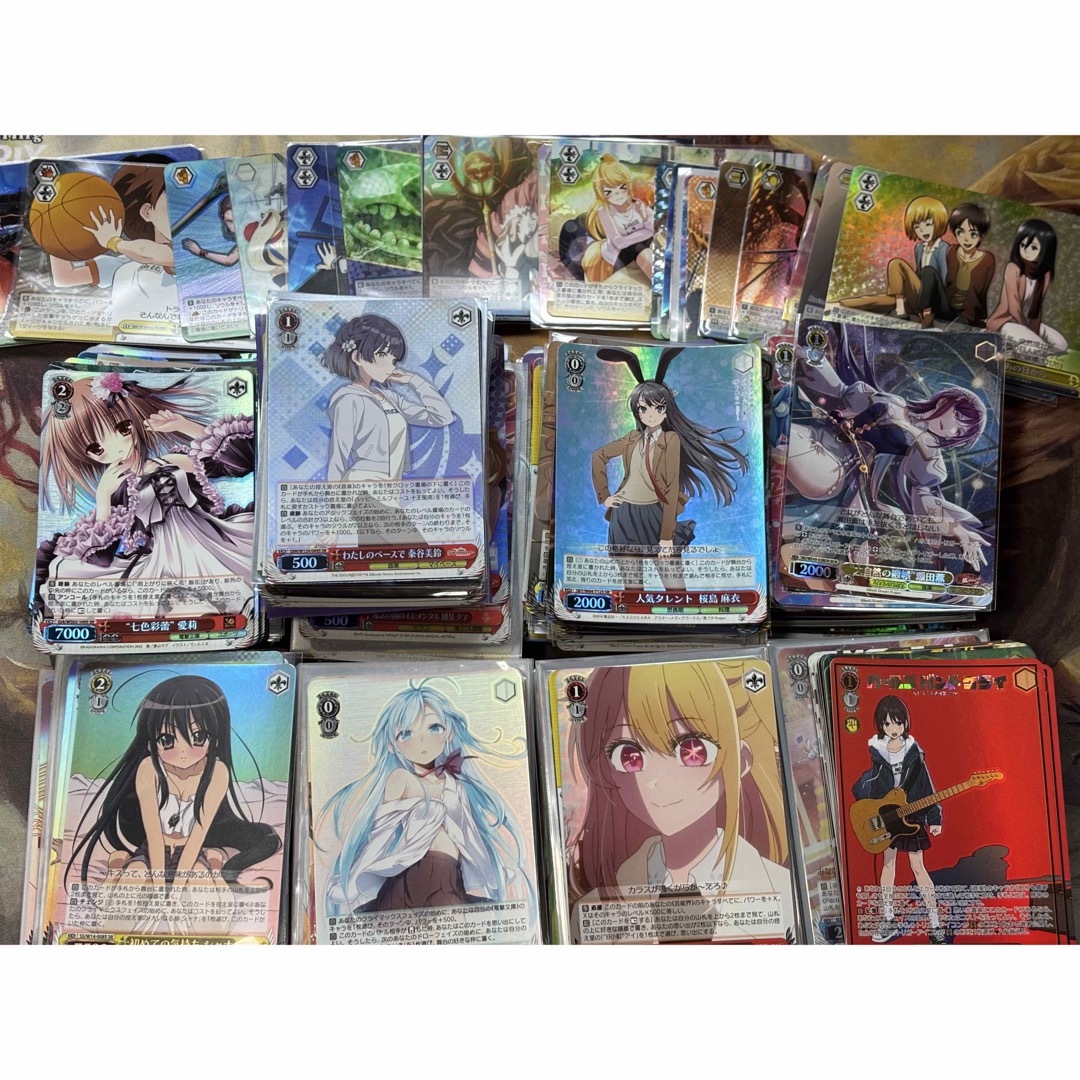 ヴァイスシュヴァルツ 大量 SR RR など まとめ売り 1370枚の通販はau