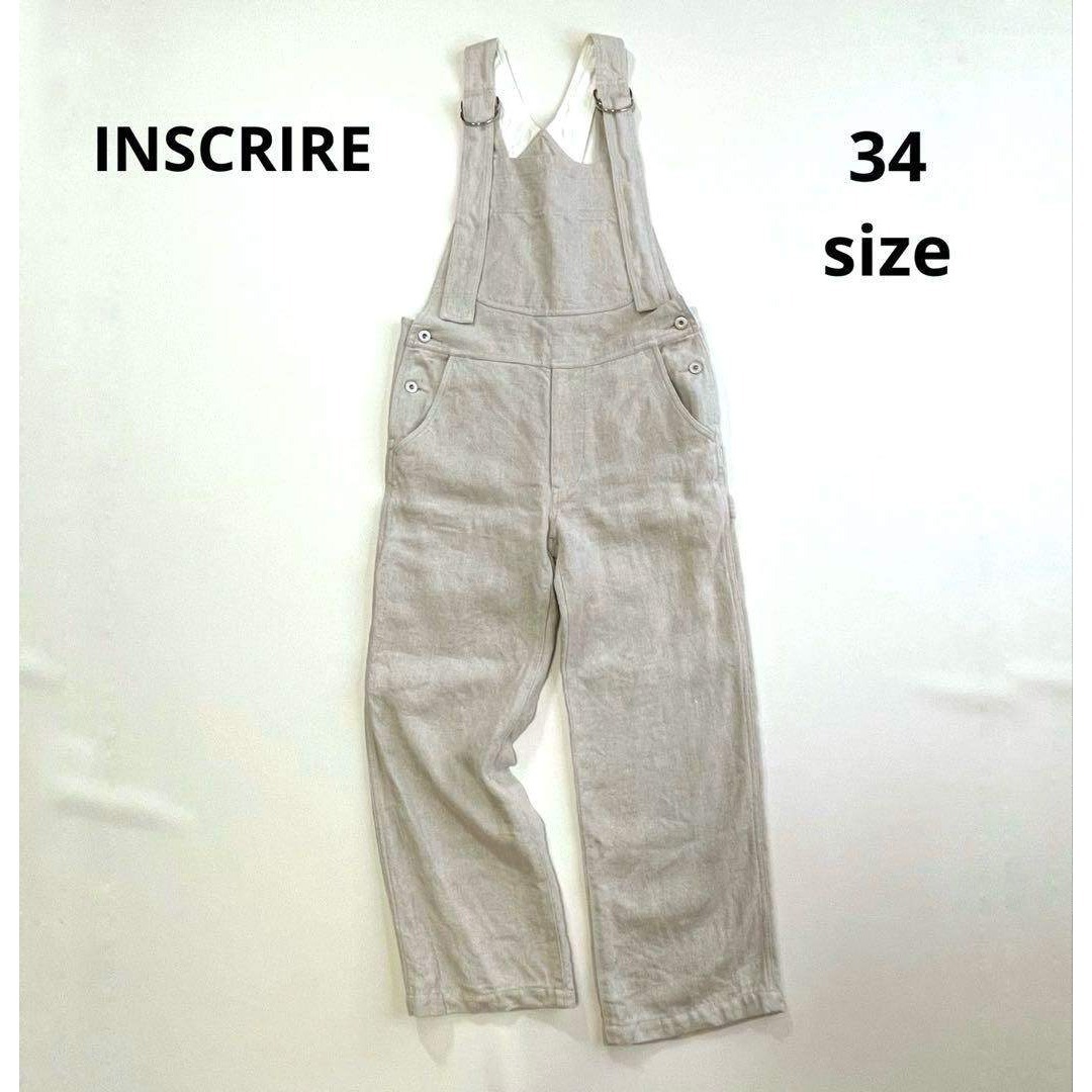 6289◇【美品】アンスクリア オーバーオール リネン サロペット 2022年