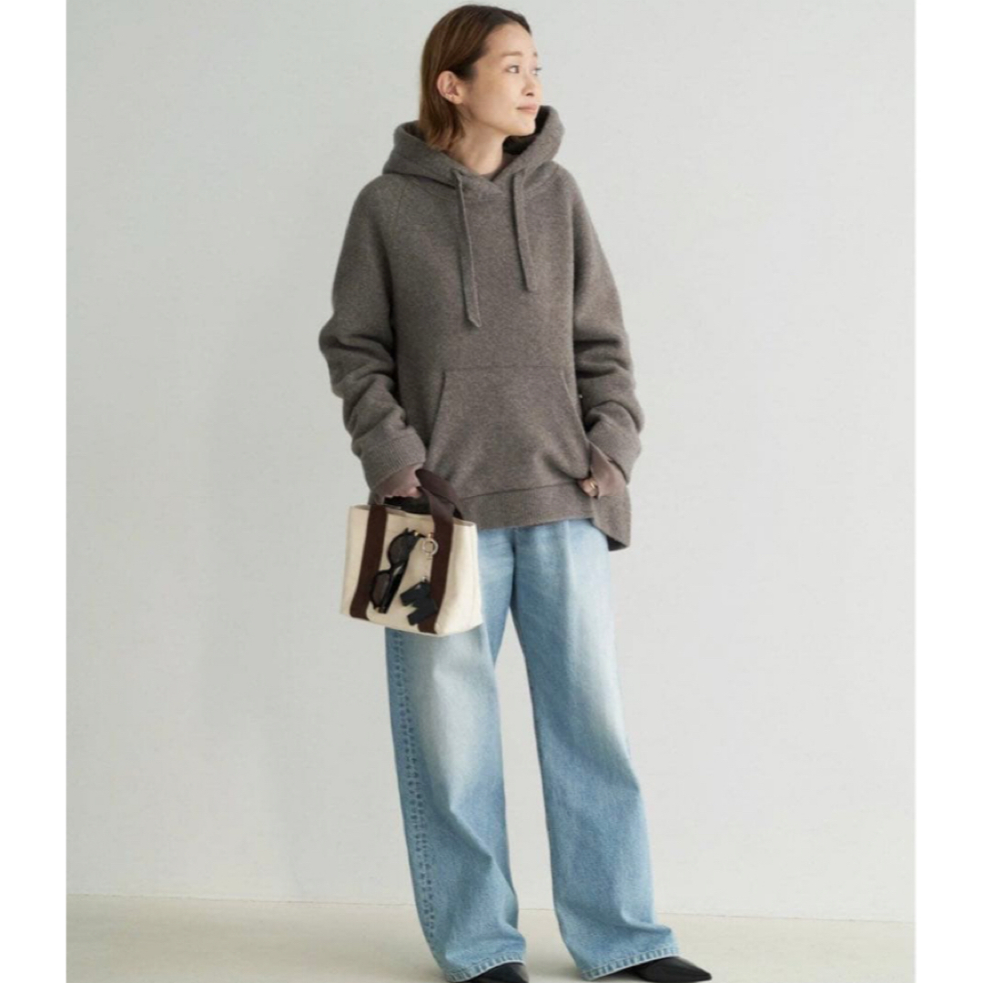 DEUXIEME CLASSE - 超美品 ドゥーズィエムクラス ニット フーディ