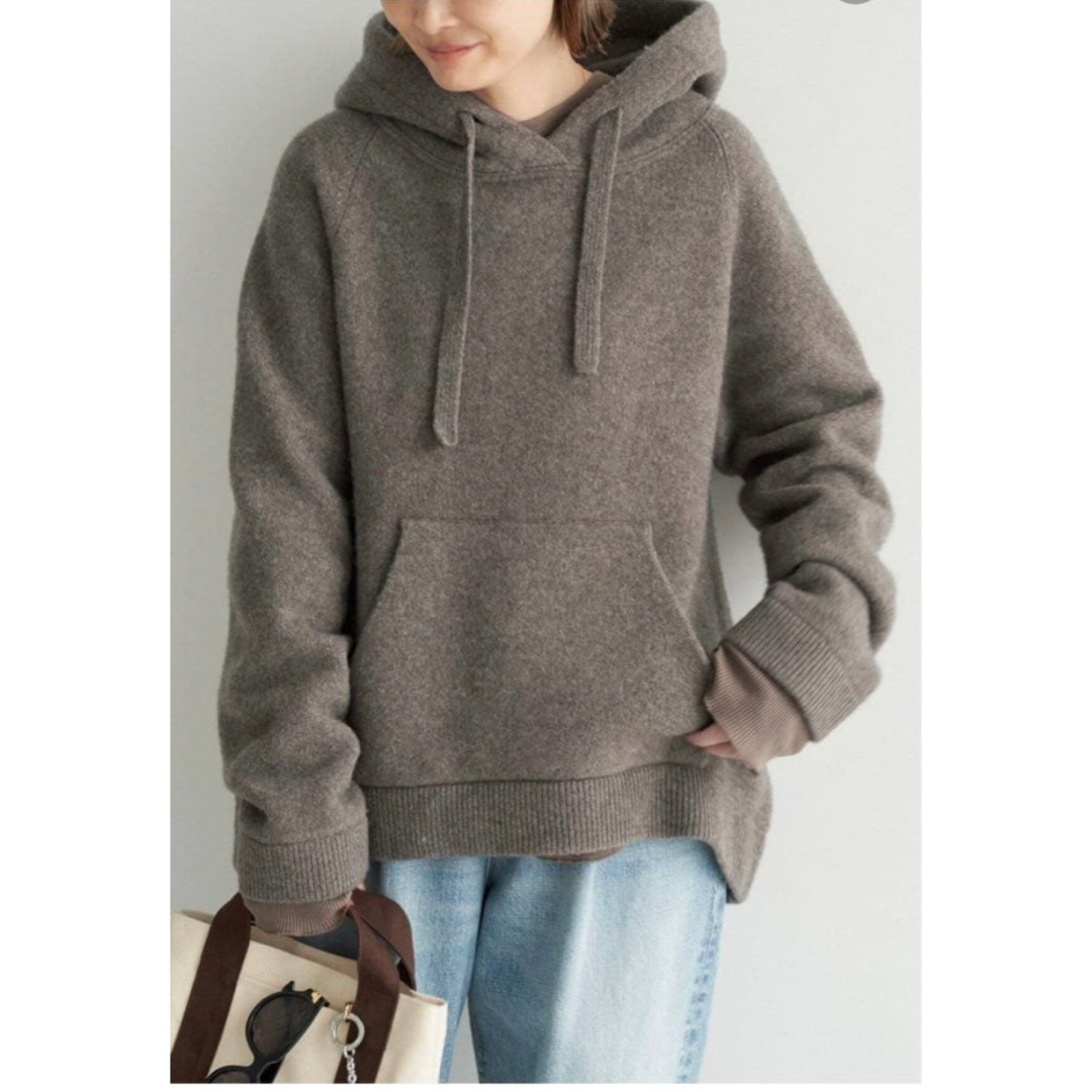 DEUXIEME CLASSE - 超美品 ドゥーズィエムクラス ニット フーディ