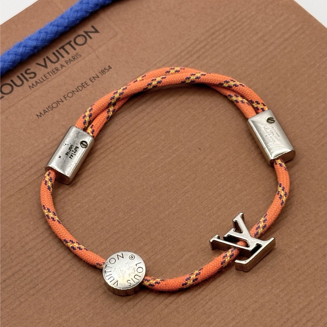 希少✨LOUIS VUITTON LVフルオ ロゴ モチーフ ブレスレット LV × TM