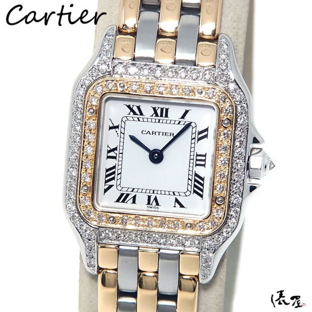 Cartier - カルティエ K18×SS パンテール SM 3ROW 極美品 ダイヤ