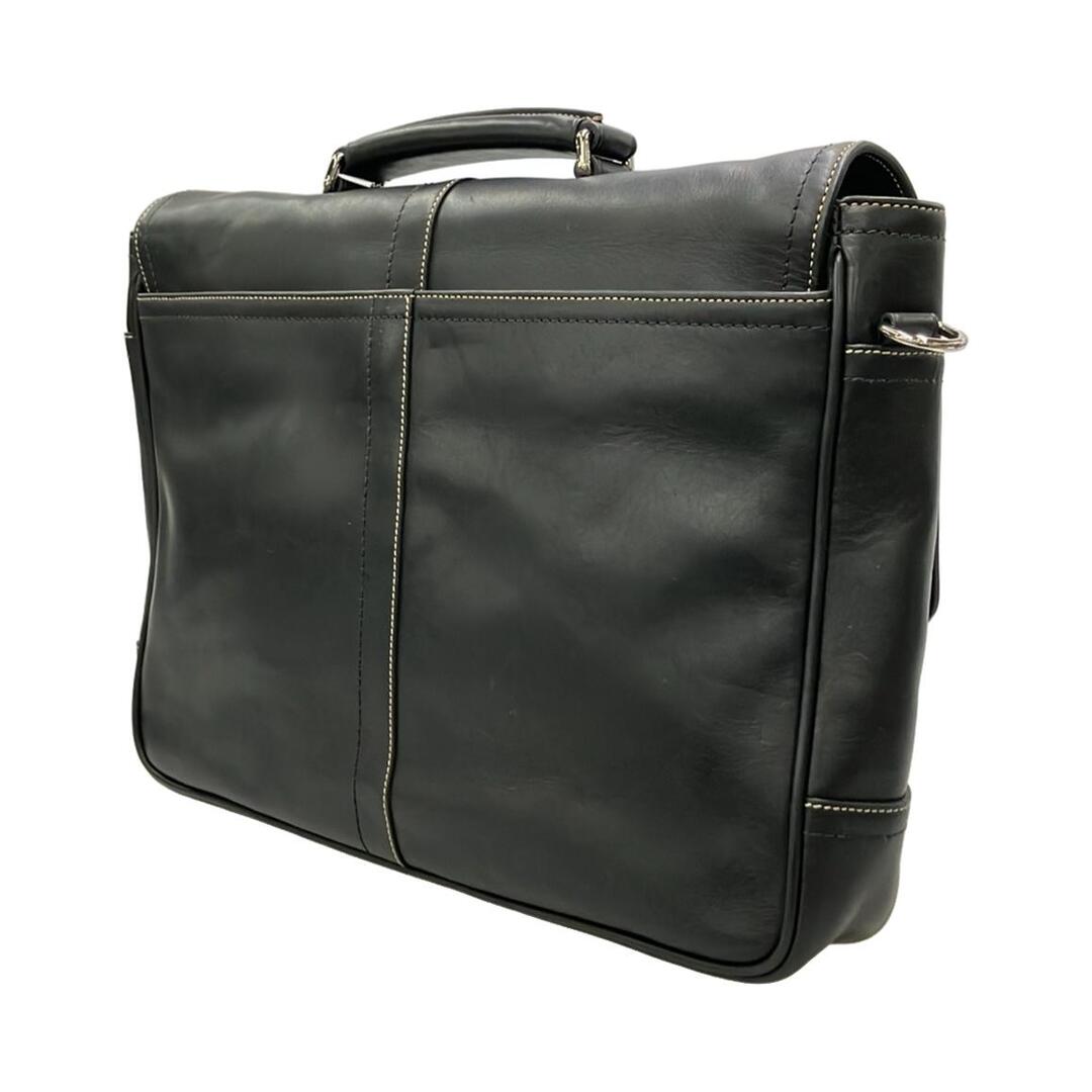 コーチ ビジネスバッグ 2way ブリーフ ブラック レザー ボンド 72309