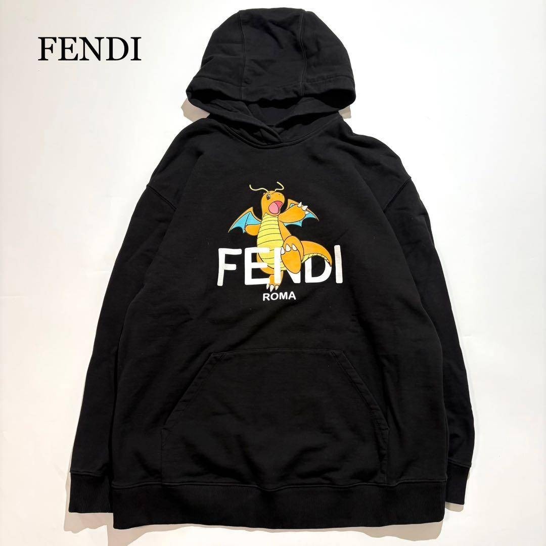 FENDI - 【美品】FENDI FRGMT POKEMON コラボ パーカー カイリュー Mの