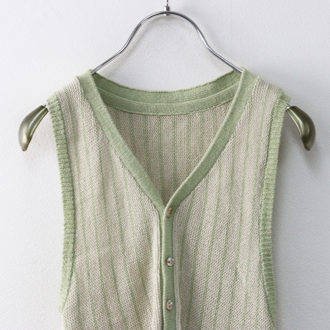 2023AW パラスパレス Pal'las Palace ニット ベスト 0｜ベージュ