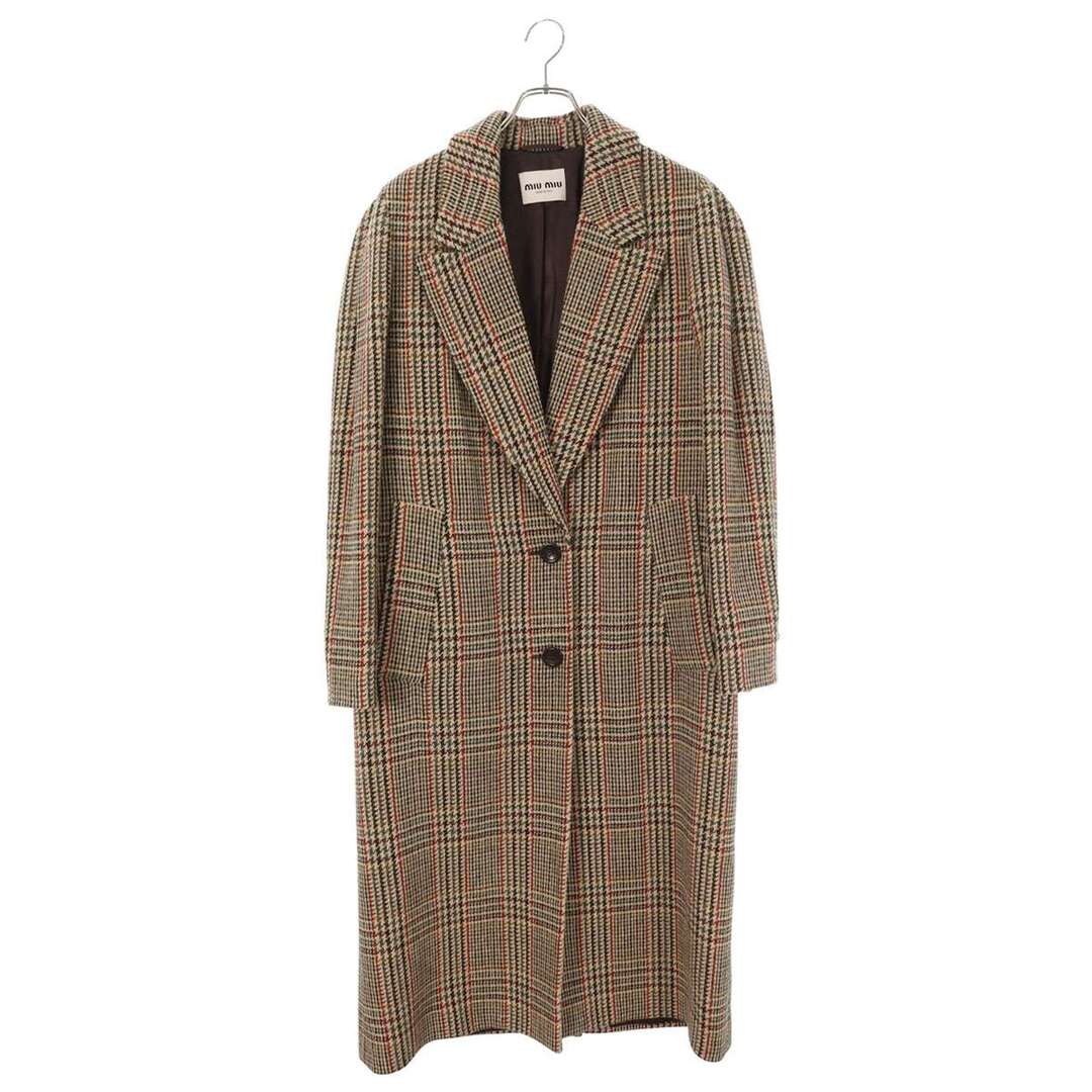 MIU MIU - ミュウミュウ 22AW MS1921 バックロゴバージンウール