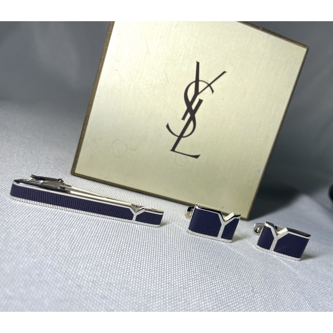 Yves Saint Laurent - イヴサンローラン Yデザイン ダークネイビー
