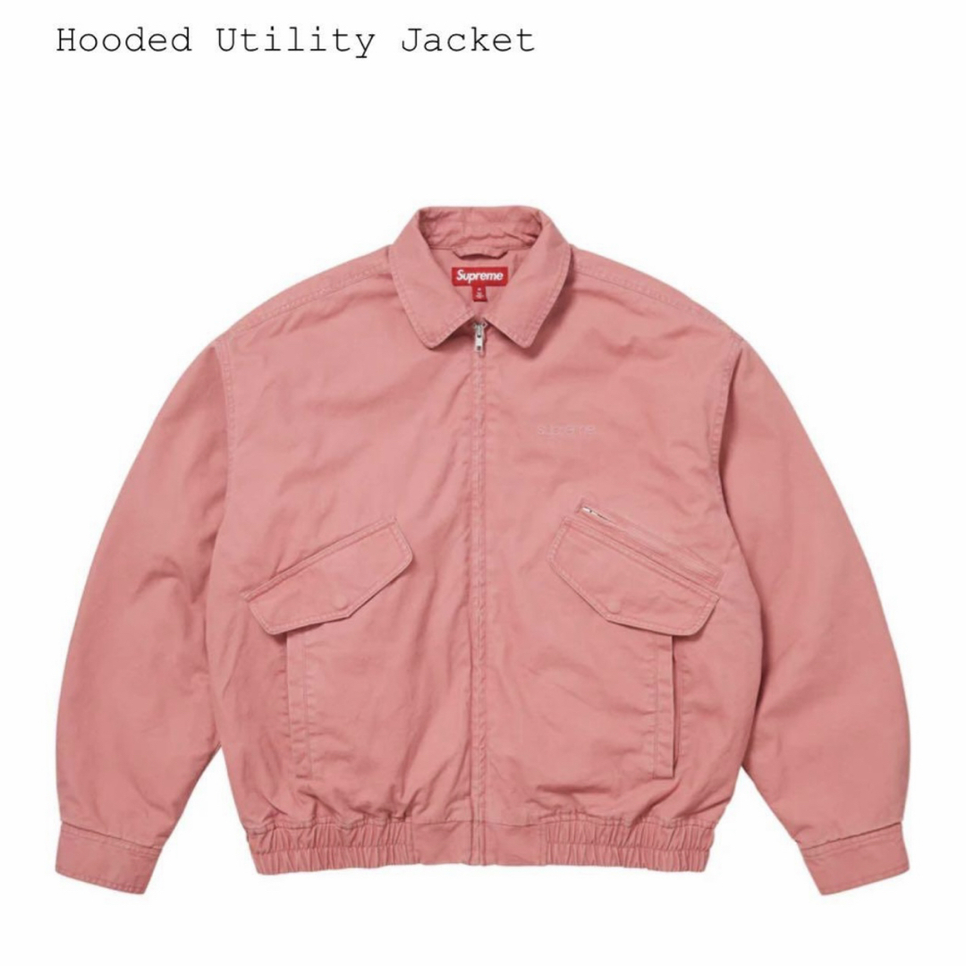 Supreme - Supreme Hooded Utility Jacket ピンク Mサイズの通販 by