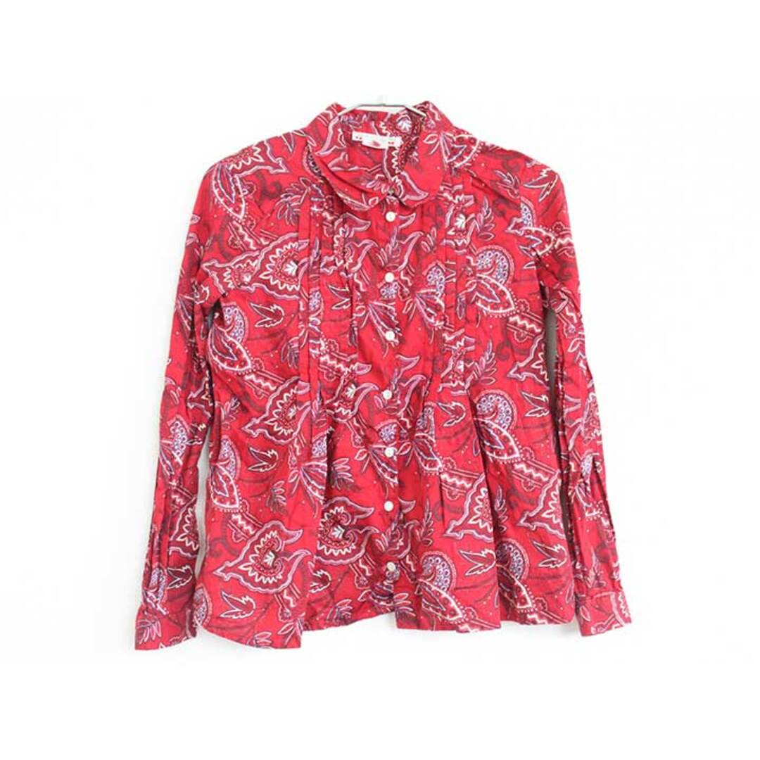 Bonpoint - ボンポワン ブラウス 152cm(12) キッズ 女児 赤【中古