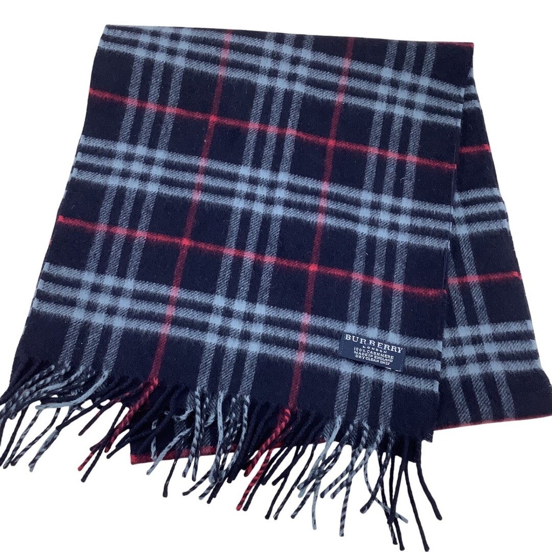 BURBERRY LONDON マフラー カシミヤ100% Bロゴ BURBERRY LONDON