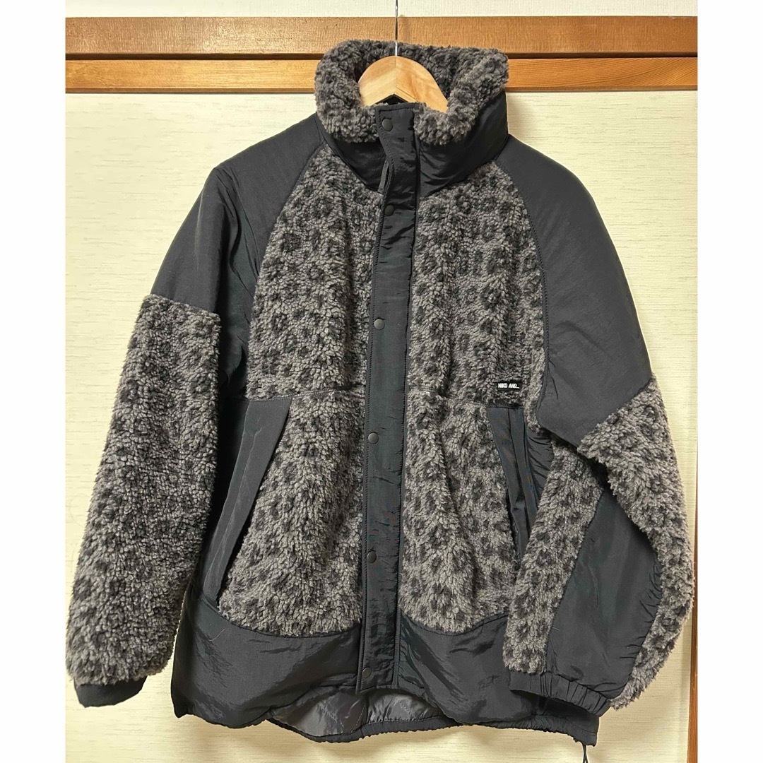 niko and - Niko and… 2024-2025秋冬コート M ブラック レオパード