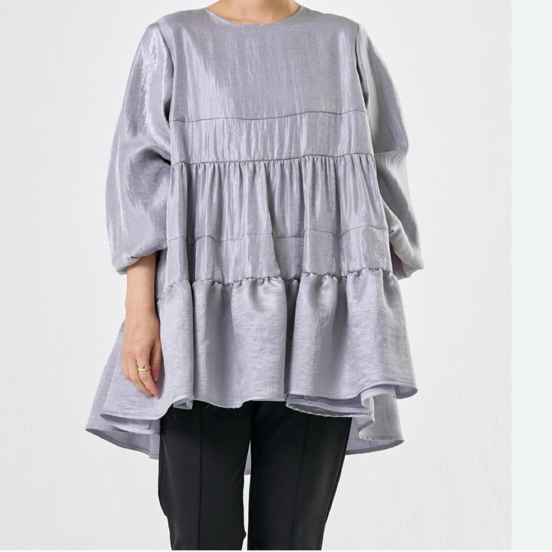 Drawer - yori シャイニーティアードブラウスの通販 by むむs shop