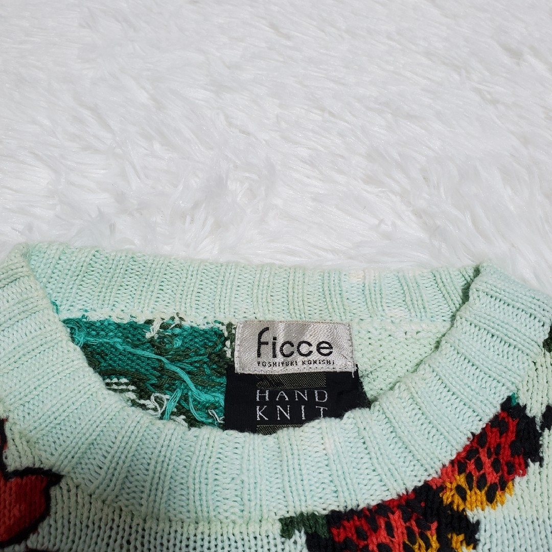 FICCE - 希少✨ficce フィッチェ ハンドニット セーター 花柄 果物