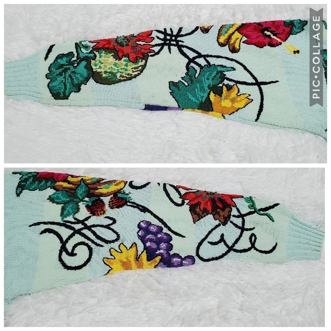 FICCE - 希少✨ficce フィッチェ ハンドニット セーター 花柄 果物