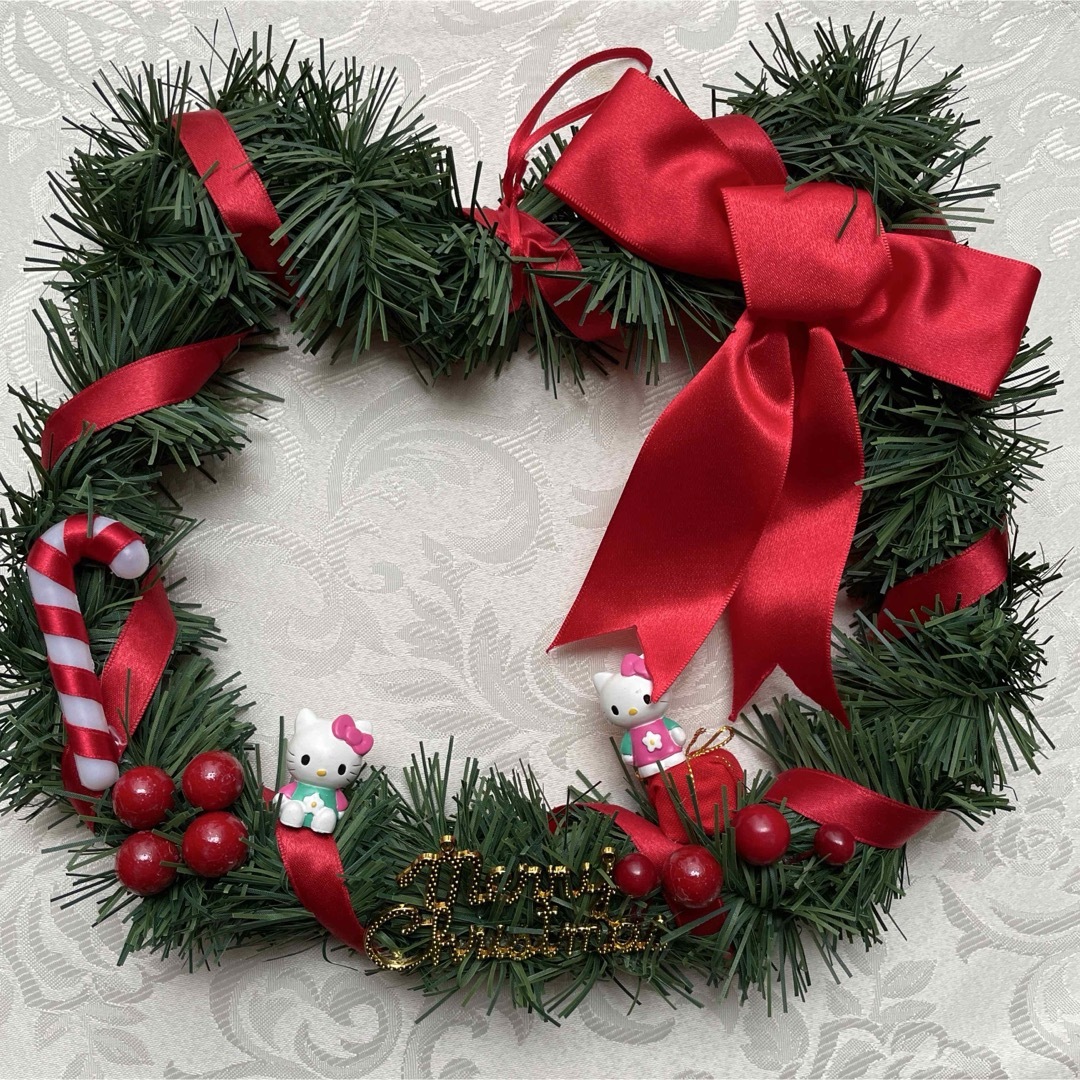 ドウシシャ - レア ハローキティ クリスマス レトロ リース コレクター